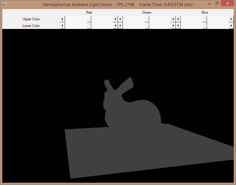 Hemispherical Ambient Lighting